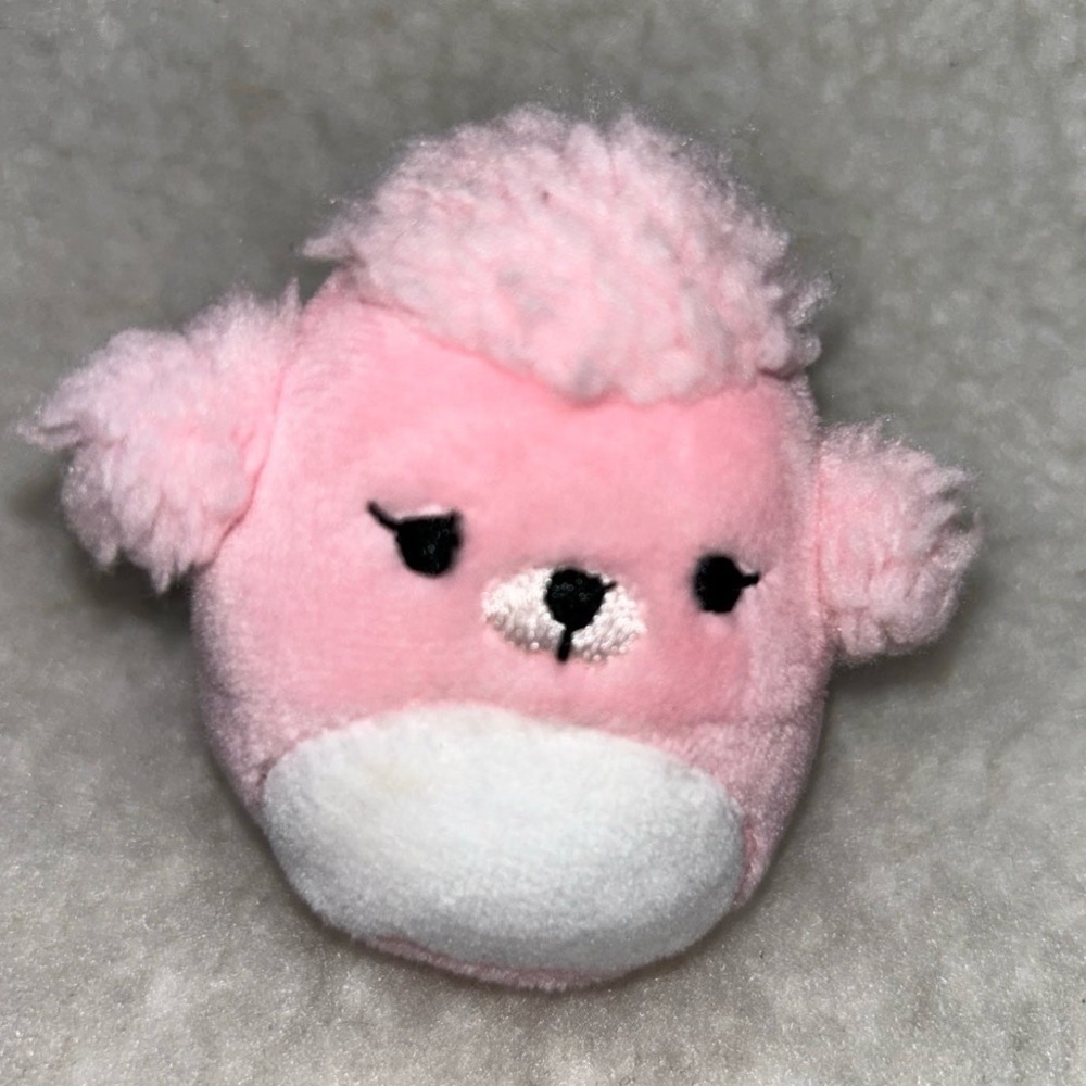 Squishmallows Squishville 2.5" Pink Poodle Mini Dog Puppy Chloe